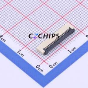 FPC-0.5FX-26PWBH15 FFC/FPC Connector SMD,P=0.5mm Connector Flip Cover Type Bottom Contact 26P 0.5mm - Product Image 1