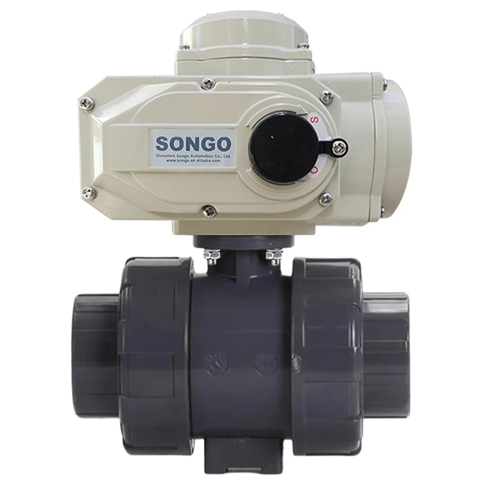 Моторизованный привод SONGO dn50, 2 дюйма, 12 В, 24 В, с 2-сторонним электрическим шаровым клапаном, 230 В