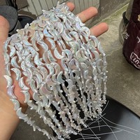 Chaîne de perles baroques colorées en nacre naturelle d'eau douce avec trous droits (environ) 24-25 pièces de fournitures de perles pour la création de bijoux DIY