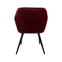 Fauteuil de salon en gros, mobilier de salle à manger d'hôtel, chaise de salle à manger moderne rembourrée en velours pour la maison et le restaurant