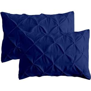 Fundas de Almohada Azul Rey con Pliegues Prensados, Tamaño Estándar, 400 Hilos, Juego de 2 de Algodón para Uso Doméstico - Product Image 1