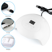 Lampe UV LED 36W à séchage rapide pour vernis à ongles en gel, machine portable de manucure et de pédicure avec capteur Équipement de salon