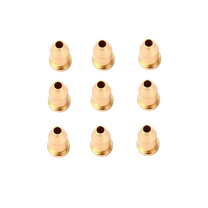 Capuchons de cordes de <span class=keywords><strong>guitare</strong></span> dorés personnalisés en forme de corps et boucles de fixation, compatibles avec les projets DIY de basses et de guitares électriques - Product Image 5