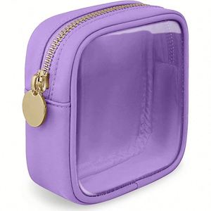 Candy Color Translucent Mini Cosmetic Bag PVC Waterproof Small Object Storage Bag <b>Cute</b> Coin <b>Purse</b> - Product Image 5