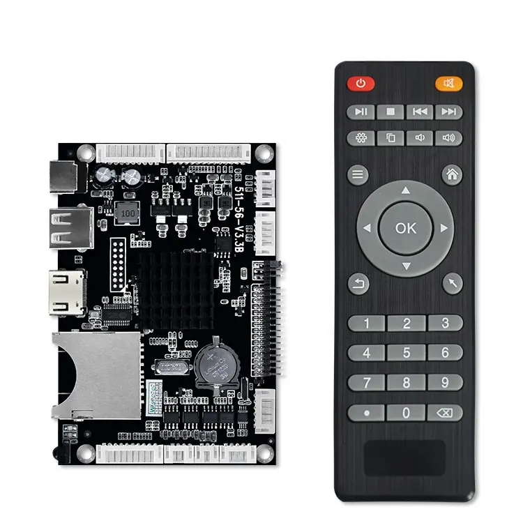 D-m-i-unidad de memoria Flash USB HD, pantalla Led de alta definición para publicidad Digital al aire libre, placa controladora de Control remoto