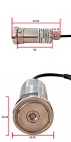 Transmetteur de capteur de vibration et de température à trois axes, sonde de vibration RS485 Modbus, installation magnétique RS485
