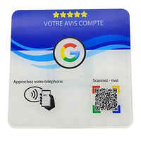 Carte de visite pour les réseaux sociaux, RFID 13,56 MHz, étiquette de paiement NFC pour les restaurants et le commerce de détail - Mini étiquette étanche