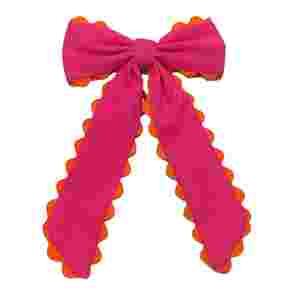 Fermagli per Capelli Personalizzati con Fiocco in Tessuto a Coda Lunga e Bordo Arricciato per Ragazze - Product Image 5