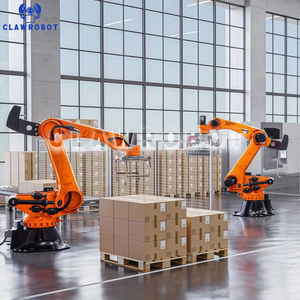 หุ่นยนต์จัดเรียงพาเลท CLAWROBOT KUKA KR 300-2 PA แบบ 5 แกน รับน้ำหนักได้ 300 กก. ระยะเอื้อม 3150 มม. พร้อมคอนโทรลเลอร์ KR C4 สำหรับงานอุตสาหกรรม - Product Image 3