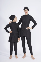 2 ensembles (6 pièces) de maillots de bain mère et fille Burkini islamique musulman famille maman fille modeste maillots de bain de plage