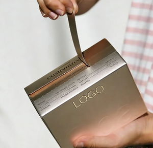 Boîte rigide en carton ondulé avec logo personnalisé imprimé et bande détachable pour emballage cadeau de crème pour le <span class=keywords><strong>visage</strong></span> et crème pour les yeux (recyclable) - Product Image 3