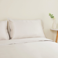 Ensemble de draps de lit en bambou écologique Queen Size soie de bambou literie de Noël soyeuse et respirante pour toutes les saisons Simple