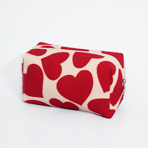 Borsa cosmetica di alta qualità in velluto a coste moda <span class=keywords><strong>amore</strong></span> Make up borsa di stoccaggio portatile da viaggio rossetto articoli da toeletta borsa per ragazza - Product Image 4