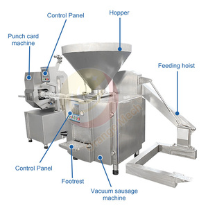 ORME Machine de fabrication de saucisses en acier inoxydable Machine de remplissage de saucisses à viande automatique quantitative sous vide - Product Image 2