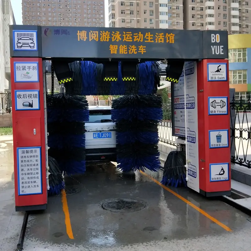 automatic tunnel car wash machine automatic rollover car washing equipment