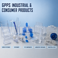 Granulés GPPS résistants à la chaleur, qualité garantie, approvisionnement stable pour emballages et contenants cosmétiques, pour une coopération à long terme