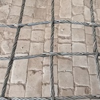 Filet de levage en câble d'acier galvanisé robuste, capacité 10 tonnes, pour grue, construction et usage maritime