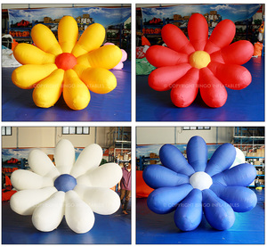 Tùy chỉnh khổng lồ <span class=keywords><strong>Inflatable</strong></span> hoa nhân tạo trang trí/Lily <span class=keywords><strong>Inflatable</strong></span> / <span class=keywords><strong>LED</strong></span> trắng Lily <span class=keywords><strong>Inflatable</strong></span> hoa với đèn <span class=keywords><strong>LED</strong></span> - Product Image 5