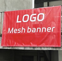 Drapeau en maille personnalisé résistant aux déchirures et aux couleurs délavées, bannière en maille de haute qualité pour les événements sportifs et la signalétique marketing