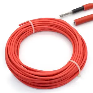 Hoge Kwaliteit 4mm 2/6mm2 10mm2 Solar Kabel Aangepaste Dc Kabel Met Tuv Pv Draad Voor Zonnepaneel