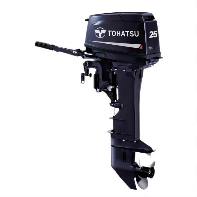 In Stock and Best Seller Tohatsu Brand 2 Stroke 25HP Short Shaft Outboard Engine M25HS