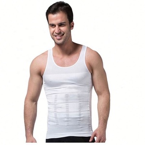 Camiseta Térmica Moldeadora <span class=keywords><strong>de</strong></span> Cintura para Hombre, Chaleco Reductor <span class=keywords><strong>de</strong></span> Abdomen, Camiseta Compresora, Prenda Moldeadora <span class=keywords><strong>de</strong></span> Cuerpo - Product Image 4