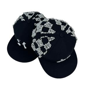 หมวกฮิปฮอปปีกแบนแบบใหม่ ออกแบบเองได้ ขายส่ง แฟชั่น ปักลาย 3 มิติ หมวกกีฬา หมวกแก๊ปแบบเรียบ ปรับขนาดได้ - Product Image 3