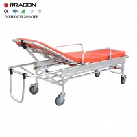 Civière d'ambulance en alliage d'aluminium léger Source d'alimentation manuelle Fabricant de dispositifs de premiers soins médicaux pour hôpitaux Prix