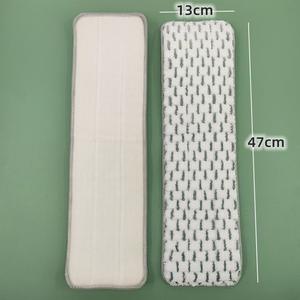 Tête <span class=keywords><strong>de</strong></span> rechange pour balai serpillère en microfibre plate, personnalisée en usine, pour le nettoyage des sols, tête <span class=keywords><strong>de</strong></span> rechange pour balai serpillère adhésif, balai serpillère commercial - Product Image 4