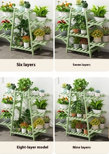 Salon intérieur moderne support à fleurs à plusieurs étages support de rangement pour balcon plantes succulentes vignes grimpantes <span class=keywords><strong>pot</strong></span> contemporain - Product Image 5