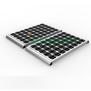 Support de montage solaire en alliage d'aluminium sablé pour l'installation sur les toits de camping-cars et de bateaux - Product Image 3