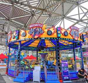 เครื่องเล่นมอเตอร์ไซค์ไฟฟ้าสำหรับงานรื่นเริงกลางแจ้ง Luna Fairground เหมาะสำหรับสวนสนุกและสวนผจญภัย - Product Image 5