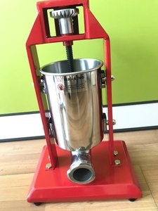 Machine à farcir les saucisses BRNC 3L, machine manuelle pour faire des saucisses <span class=keywords><strong>maison</strong></span>, <span class=keywords><strong>chorizo</strong></span>, etc. - Product Image 4