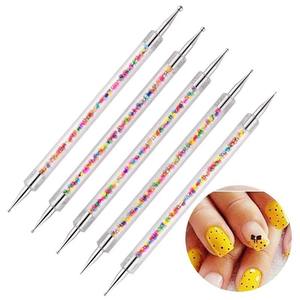 Stylo à double tête pour nail art, pince à strass en métal pour ongles en acrylique - Product Image 3
