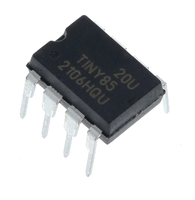 Circuits intégrés ATTINY85-20PU microcontrôleurs intégrés ATTINY85 8-DIP 20PU MCU 8BIT 8KB DIP puce IC puce ATTINY85-20PU
