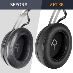Almohadillas de Repuesto de Piel de Cordero para Auriculares <span class=keywords><strong>Sennheiser</strong></span> <span class=keywords><strong>Momentum</strong></span> <span class=keywords><strong>3</strong></span>, Almohadillas Inalámbricas con Espuma Viscoelástica Suave con Aislamiento de Ruido - Product Image 5