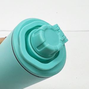 Vasos Deportivos de Acero Inoxidable con Aislamiento al Vacío para Sublimación, 20 oz, Color Macaron, con Tapas Deportivas - Product Image 2