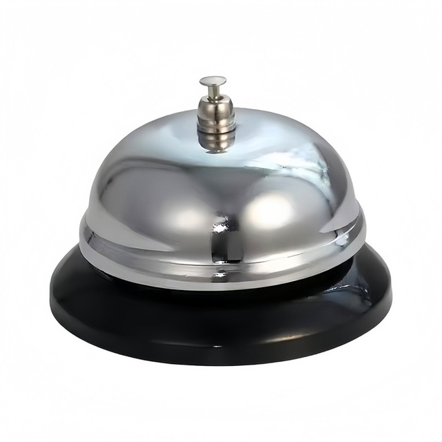 Large Metal Call Bell for Restaurant Kitchen Order Pickup Hotel Reception Desk and Bar Counter Fast Service Notification