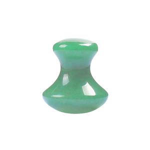 Masajeador Facial de setas de Jade, piedra Natural Gua Sha, herramienta para el cuidado de la piel corporal, masaje SPA, acupuntura, raspado curativo - Product Image 4