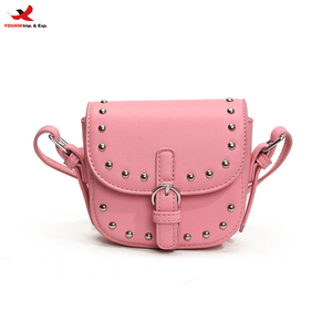 Crossbody Mini Bag Lady Designer Semicircle Saddle Bag Pu Leather <b>Handbag</b> <b>Small</b> Punk Style Shoulder Bags RTS Bulk Mixed Order - Product Image 1