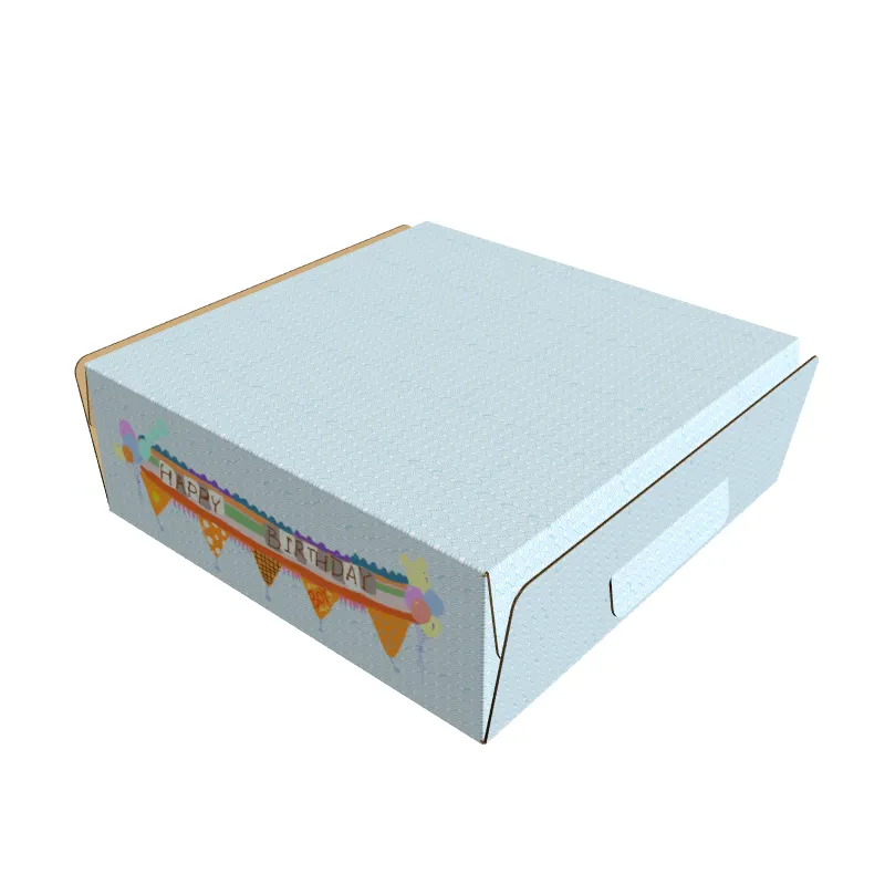6 Holes Wholesale Cheap Price Custom White Cardboard, Mini Dessert Packaging And Cupcake Boxes With CLear Window/