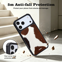 Coques de téléphone vierges personnalisables en velours avec logo magnétique, antichoc et impression UV au dos pour iPhone 18 17 16 15 Pro Max