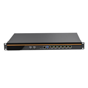 BKHD 989 siyah 1U rafa güvenlik duvarı cihaz Intel Core I3 3110M/I3-2350M//I5-2520M/i7 /3610M/3630pfsense Pfsense MikrotikOS soso - Product Image 6