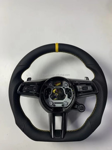 Funda de Volante Deportiva de Cuero y Fibra de Carbono PU Cosida a Mano para Serie 3 M4 X3 X6-E82/E87/E88/E90/ECM/E91/M3/E92/E93 - Product Image 3