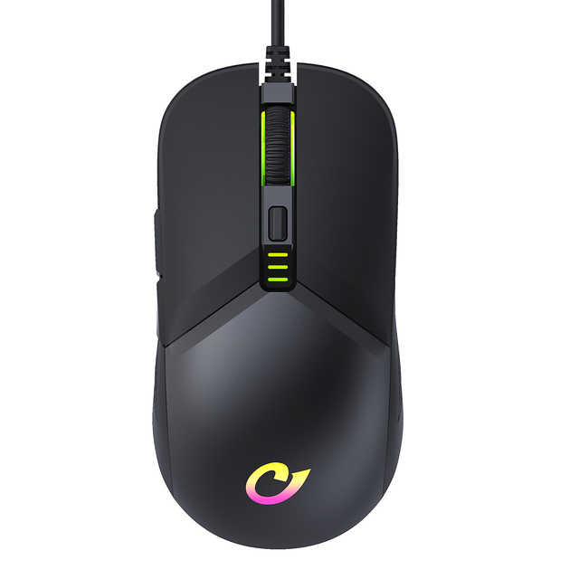 Gaming Mouse USB Game Mice 6 Buttons Design Breathing RGB Colors Gaming Accessories for PC Laptop Mac