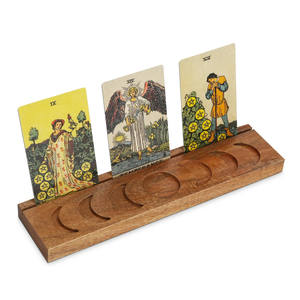 Деревянный держатель для карт Таро с Луной - Product Image 1