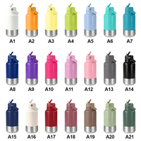 Bouteille d'eau pour chien en acier inoxydable 2-en-1 anti-fuite de 32 oz avec distributeur d'eau pour les promenades en plein air