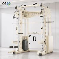 Rack de musculation multifonctionnel Smith pour usage domestique, idéal pour l'entraînement de force et la musculation, combo squat et développé couché