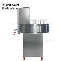 ZONESUN ZS-WB32 Lait Rotatif Vin En Plastique Petit Semi Automatique Pet Recycler Bouteille En Verre Lavage Nettoyage Machine De Rinçage
