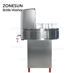 ZONESUN ZS-WB32 Lait Rotatif Vin En Plastique Petit Semi Automatique Pet Recycler Bouteille En Verre Lavage Nettoyage <span class=keywords><strong>Machine</strong></span> De Rinçage - Product Image 6